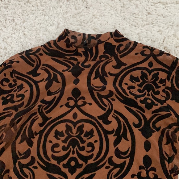 Black and brown Shein body suit - Picture 2 of 3